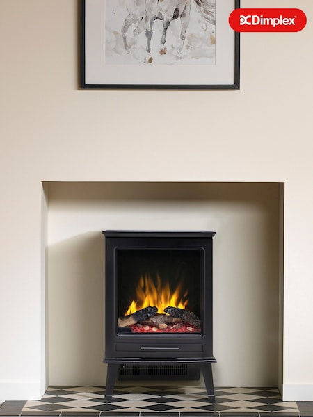 Dimplex Black Fernshaw Optiflame Freestanding Electric Stove (Y35132) | £550