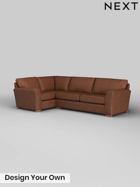Monza Faux Leather Easy Clean/Chestnut Brown Michigan Ii (Y35250) | £1,675