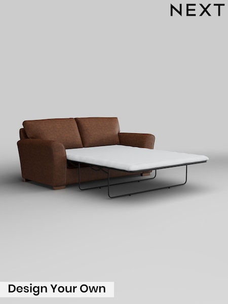 Monza Faux Leather Easy Clean/Chestnut Brown Michigan Ii (Y35250) | £1,199