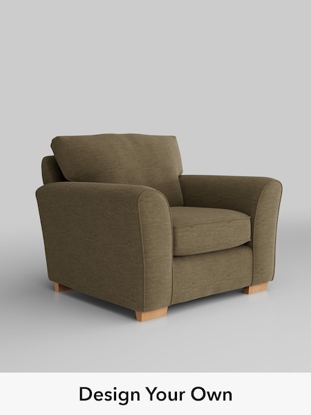 Fine Chenille Easy Clean/Dark Moss Green Michigan Ii (Y35251) | £625