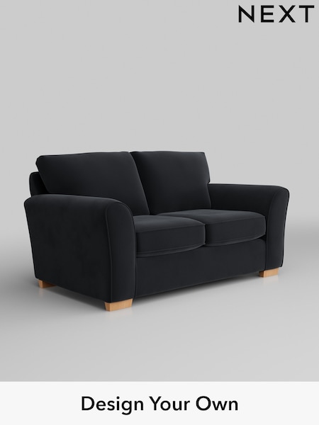 Plush Velvet Easy Clean/Charcoal Grey Michigan Ii (Y35268) | £875