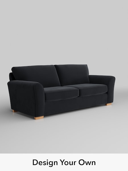 Plush Velvet Easy Clean/Charcoal Grey Michigan Ii (Y35268) | £1,075