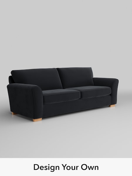 Plush Velvet Easy Clean/Charcoal Grey Michigan Ii (Y35268) | £1,125