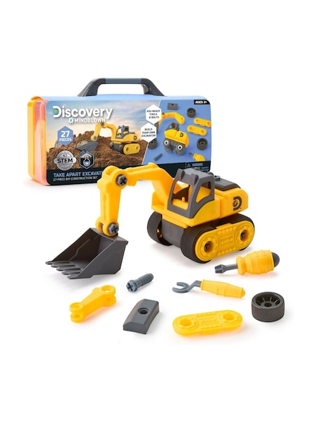 Discovery Mindblown Excavator DIY Construction Toys Set 27 Piece (Y35290) | £18