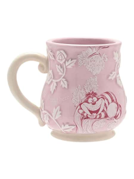 Widdop Pink Disney Alice in Wonderland Embossed Mug  Cheshire Cat (Y35291) | £18