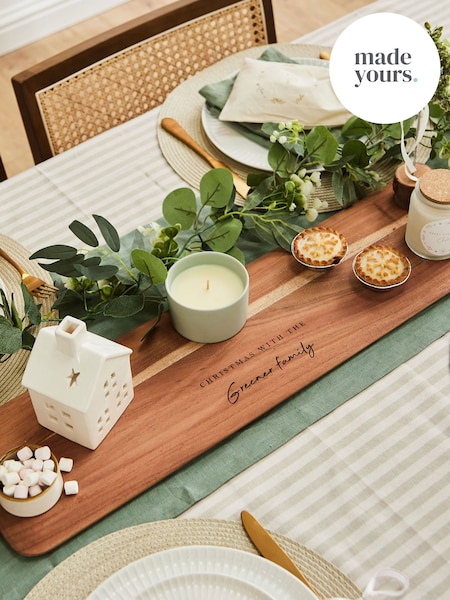 Made Yours Brown Personalised Family Christmas Long Paddle Board (Y35361) | £45