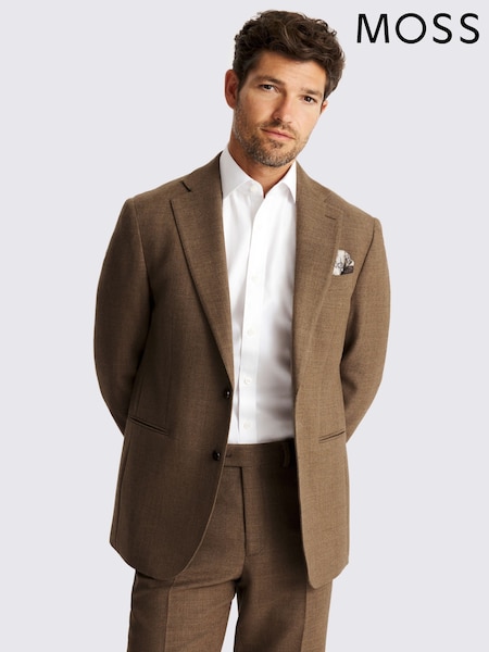 MOSS Tailored Fit Gold Twill Jacket (Y35428) | £219