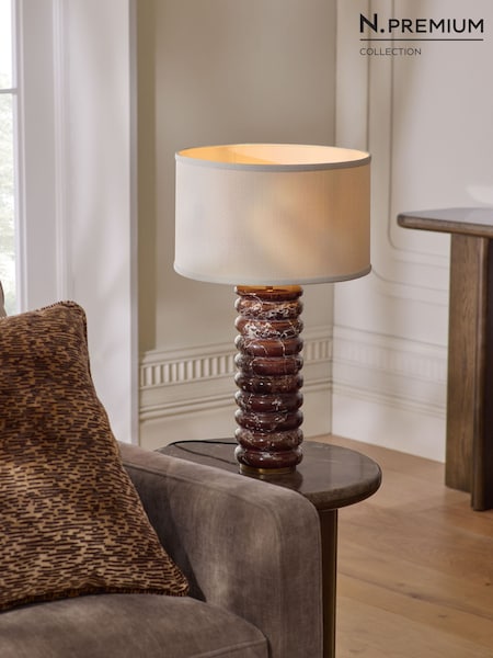 N. Premium Marble Highclere Table Lamp