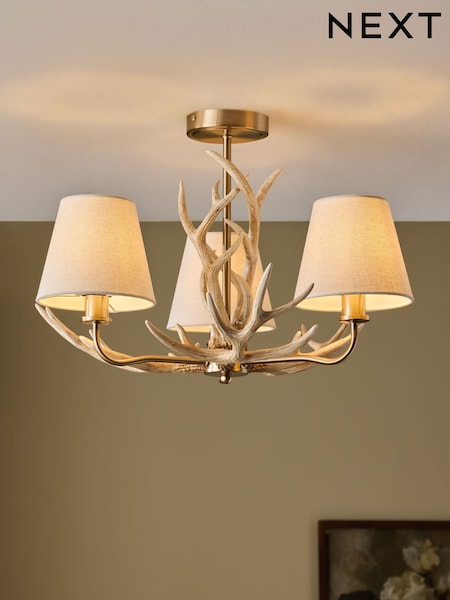 Antler Ceiling Light Fitting