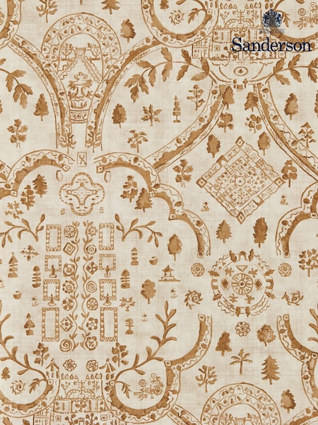 Sanderson Muntjac Highgrove Topiary View A4 Wallpaper Sample (Y35812) | £1