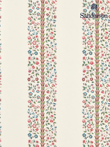 Sanderson Rose Chintz Highgrove Pergola Stripe A4 Wallpaper Sample (Y35813) | £1