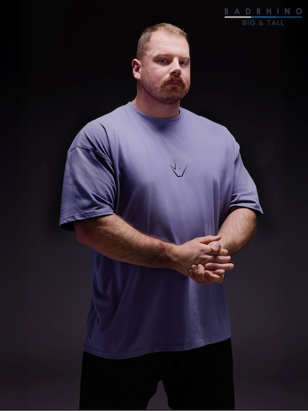 BadRhino Big & Tall Purple IronRhino Powerhouse T-Shirt (Y35816) | £24