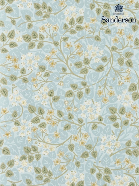 Sanderson Mineral/Gooseberry Highgrove Silver Lime A4 Wallpaper Sample (Y35830) | £1