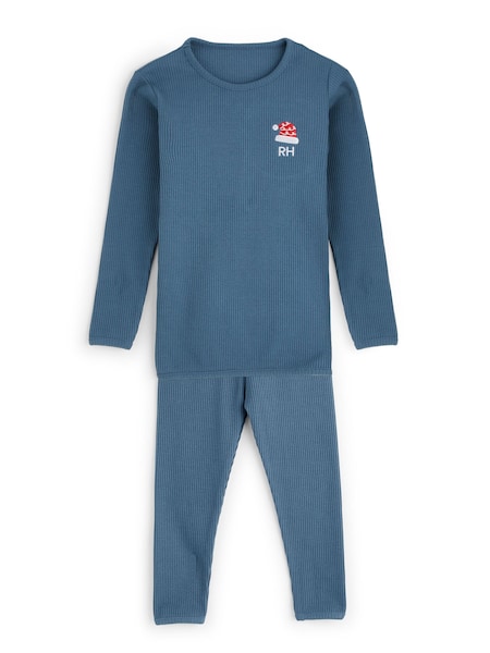 Personalised Toddlers Embroidered Santa Hat Pyjamas Set by Stitch Style (Y36021) | £38