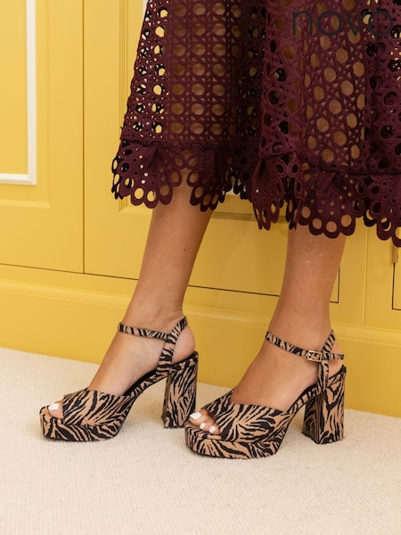 Novo Animal Layla Platform Heeled Sandals (Y36135) | £38