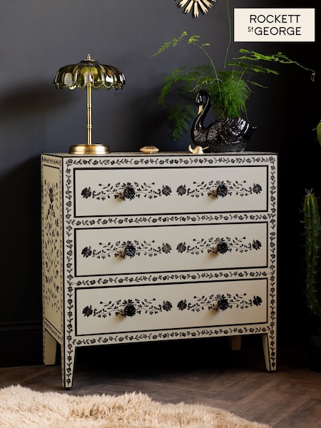 Rockett St George Rose Noir Chest Of Drawers