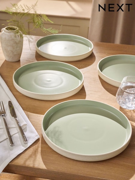 Set Of 4 Otis Dinner Plates