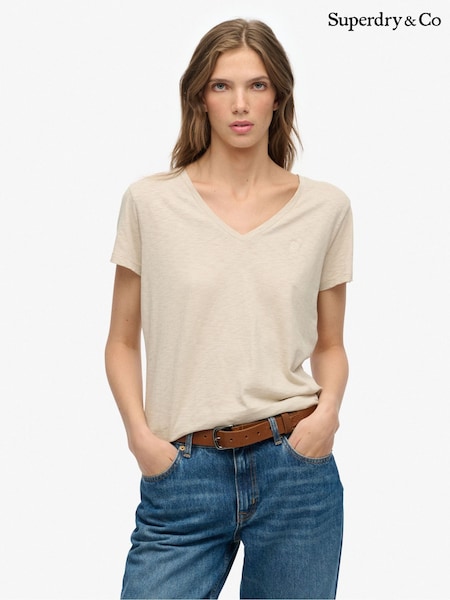 Superdry Nude Studios Slub Embroidered T-Shirt (Y36799) | £20