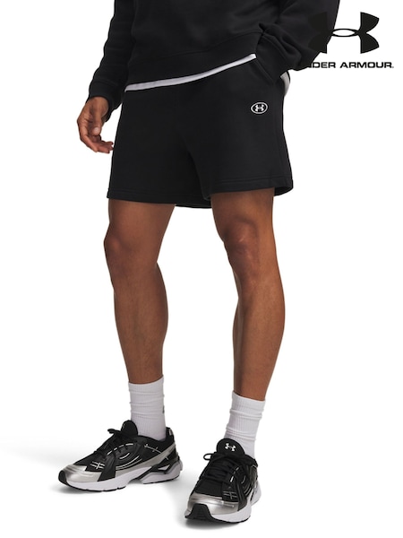 Black - Regular Under Armour Rival Fleece Shorts
