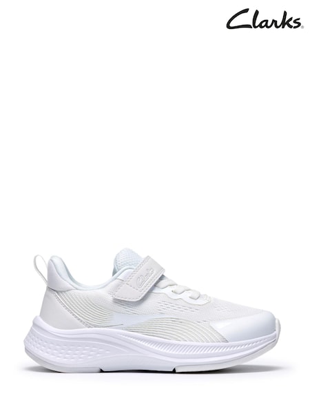 White - Clarks Lumen Hero Trainers