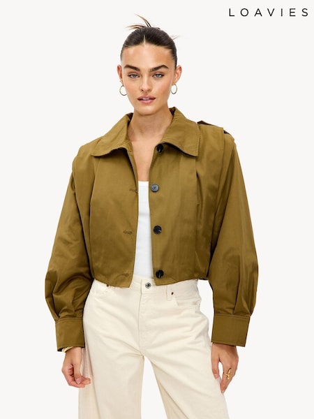 LOAVIES Never Stop Climbing Brown Trenchcoat (Y37236) | £54