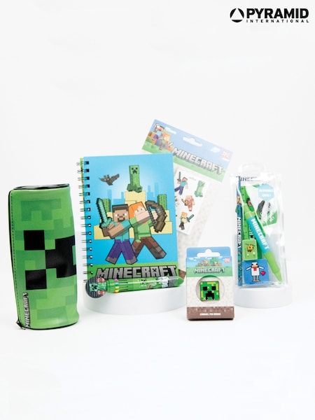 Pyramid International Green Minecraft Stationery Gift (Y37704) | £22