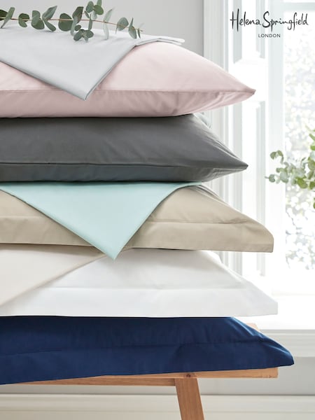 Helena Springfield Silver Easy Care Fitted Sheet (Y38166) | £13 - £23