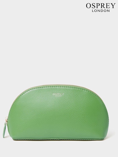 Osprey London Green The Tilly Leather Make Up Bag (Y38295) | £35