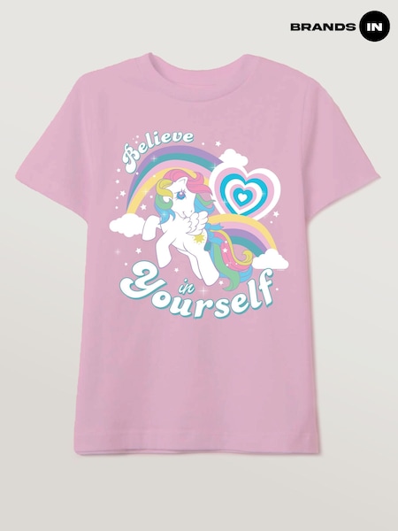 Brands In Pink My Little Pony Believe In Yourself T-Shirt (Y38556) | £18