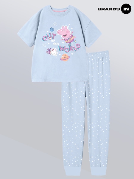 Brands In Blue Peppa Pig Out Of This World Pyjamas (Y38558) | £22