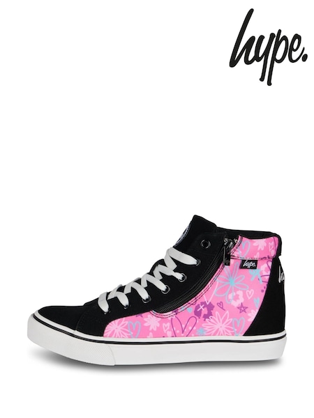 Hype. Ovabo Black Trainers (Y38909) | £35