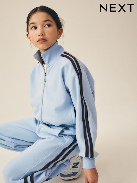 Blue - Zip Through Sweatshirt (3-16yrs)