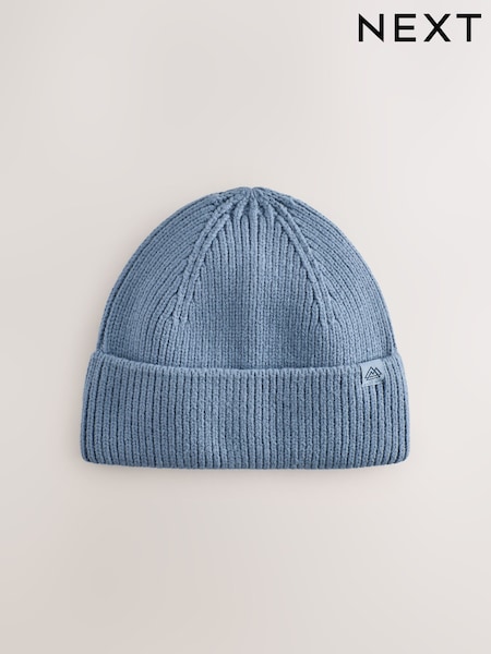 Light Blue - Knitted Beanie Hat (1-16yrs)