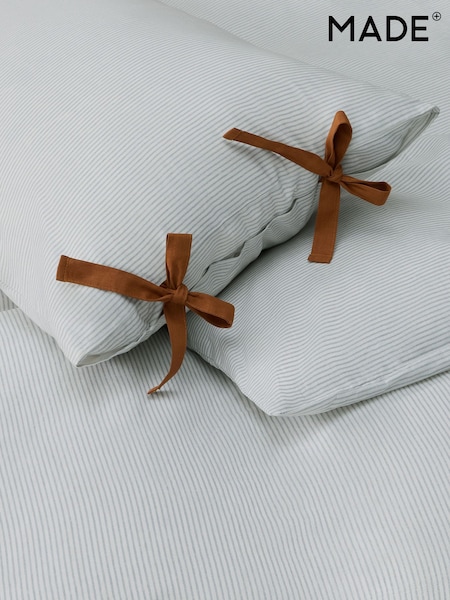 Made.com Ansel Stripe 100% Cotton Bed Set