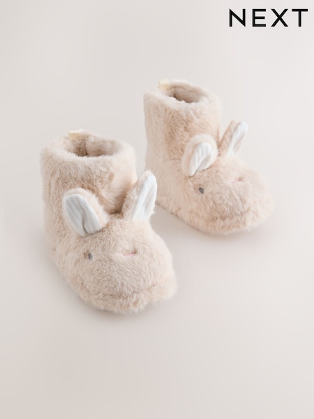 Neutral Bunny - Slipper Boots