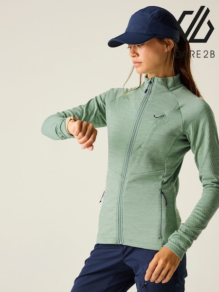 Green - Dare 2b Emerging Iii Sretch Midlayer Jumper
