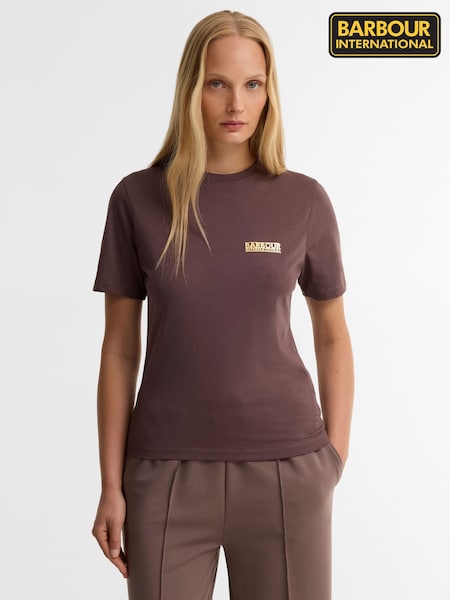 Brown - Barbour International Colletta T-shirt