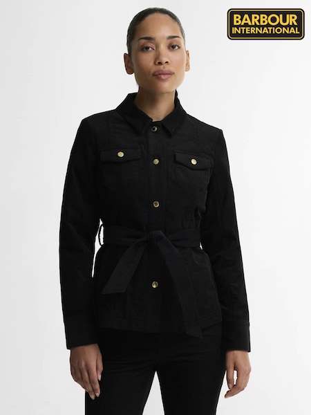 Black - Barbour International Kenna Overshirt