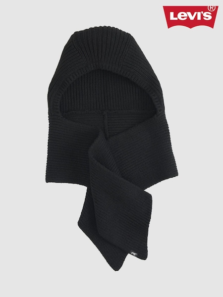 Black - Levi's® Sadie Knit Snood / Neck Warmer Scarves
