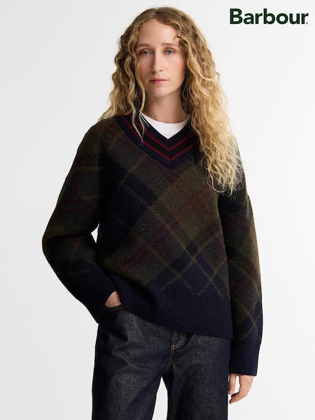 Blue - Barbour® Shae Knitted Jumper