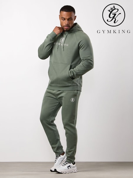 Gym King Green Pro Hoodie (Y43791) | £50