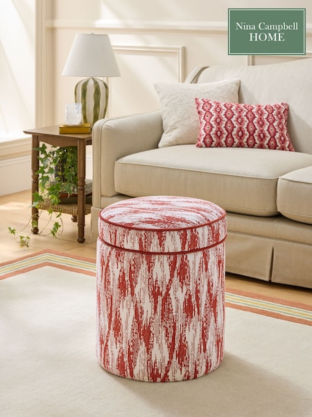 Nina Campbell Rosebury Footstool