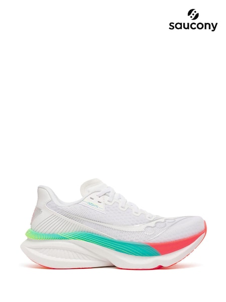 White/Blue/Red - Regular Saucony Endorphin Azura Running Trainers