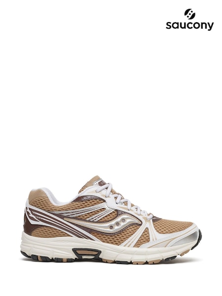 Brown - Regular Saucony Grid Legacy Trainers
