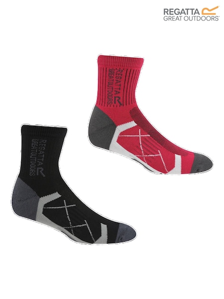 Regatta Black Socks 2 Pack (Y44812) | £25