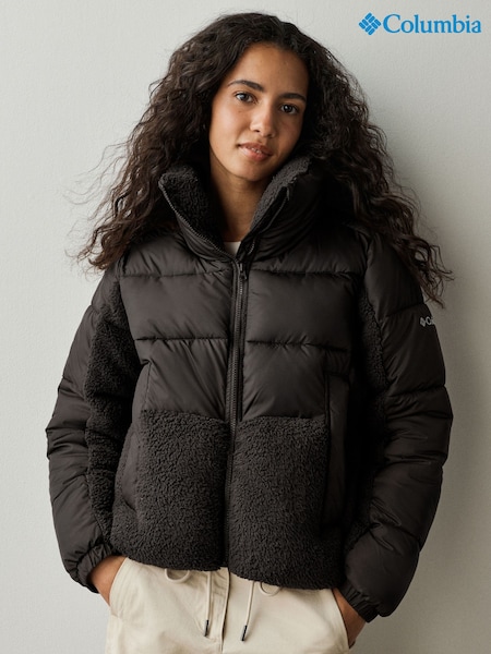 Black - Columbia Leadbetter Point Ii Sherpa Hybrid Jacket