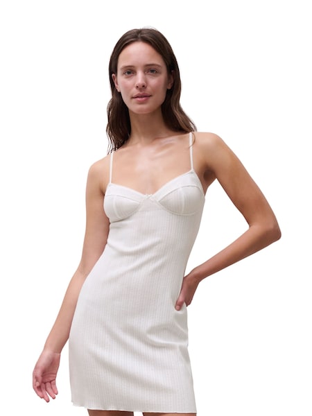 Chantelle Lovie Short Milk White Nightdress (Y45018) | £42