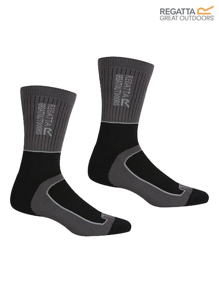 Regatta Black Samaris 2 Season Socks (Y46332) | £30