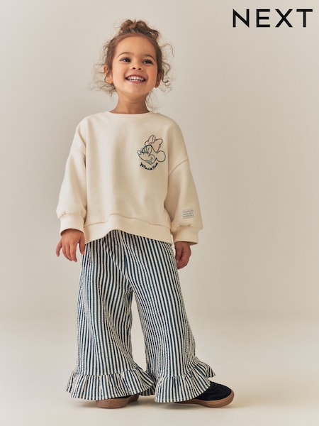Cream - Minnie Sweatshirt & Wide Leg Set (6mths-7yrs)