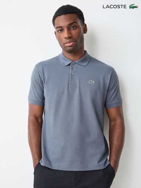 Grey - Regular Lacoste Iconic L.12.12 Classic Fit Short Sleeve Polo Shirt